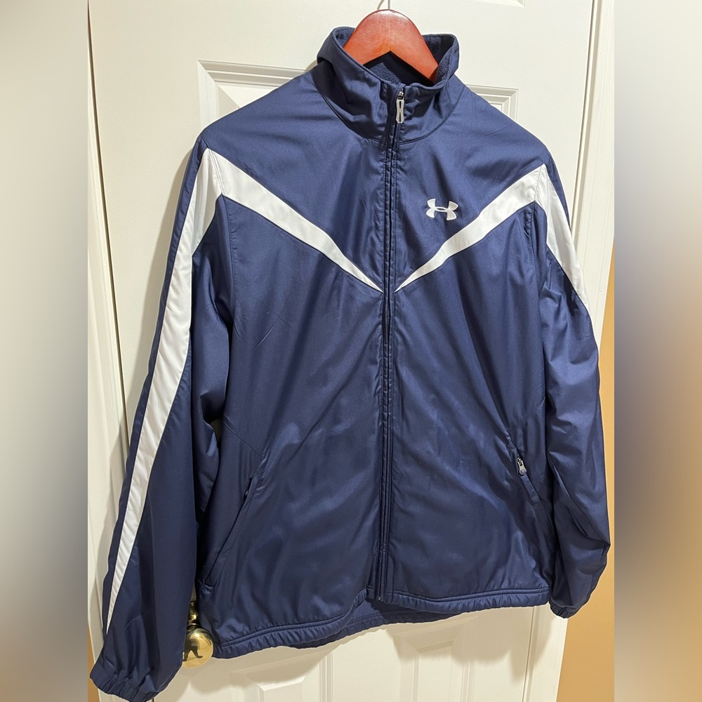 Under Armour Men’s M Navy Blue Windbreaker Jacket
